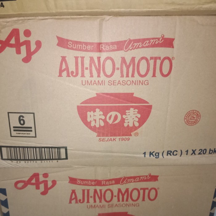 Penyedap Rasa Ajinomoto 1kg per dus 1 dus isi 20bungkus