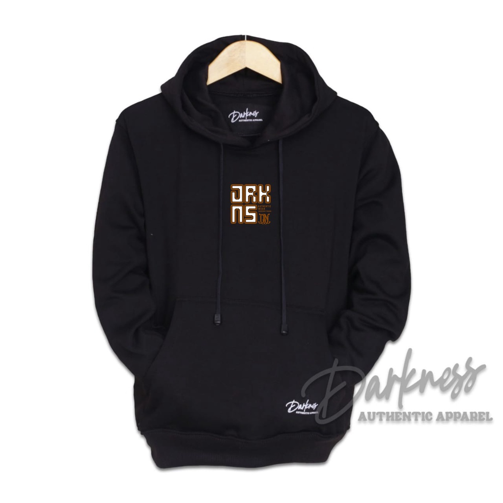 Sweater hoodie pria dan wanita UNISEX  UKURAN M L XL XXL LIST DARKNESS 6 WARNA HITAM jaket cewe dan cowo korean style