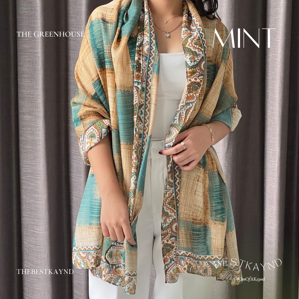 Mint Shawl | The Greenhouse Collection | The Best Kaynd