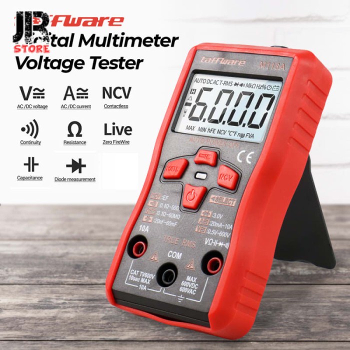 Palk Aneng Digital Multimeter Voltage Tester - M118A - Black