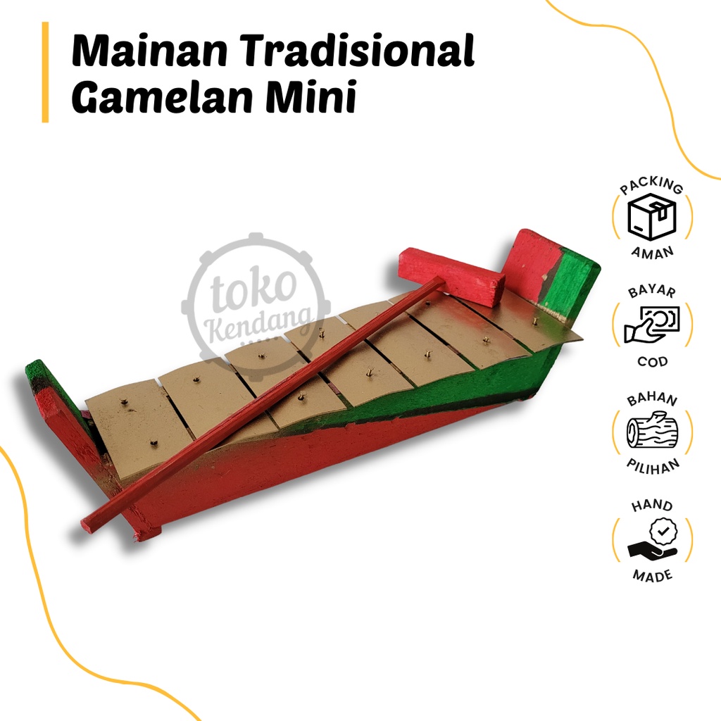 Xylophone Gamelan Saron Gambang Mini Mainan Anak Tradisional Unik Berkualitas