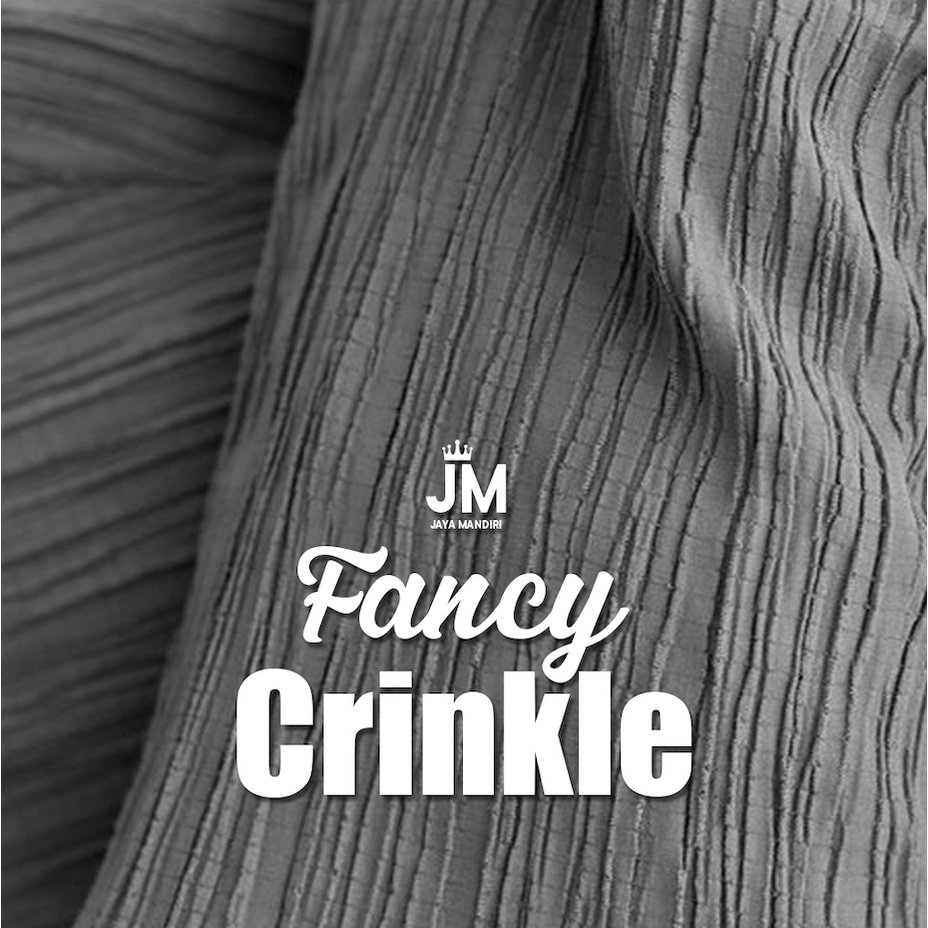 Kain Fancy Crinkle Crinkel Cringkle Cringkel Kringkel (MIN 1 ROLL, BUKAN meteran)
