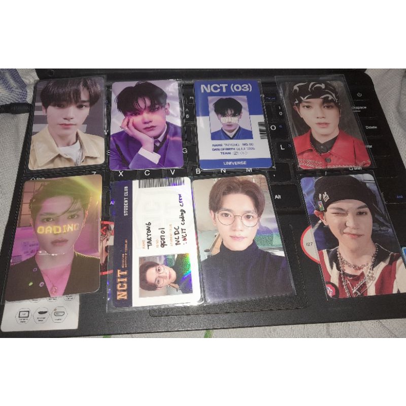 official taeyong non album photocard Taeyong universe trading card set taeyong ncit set, Taeyong lug