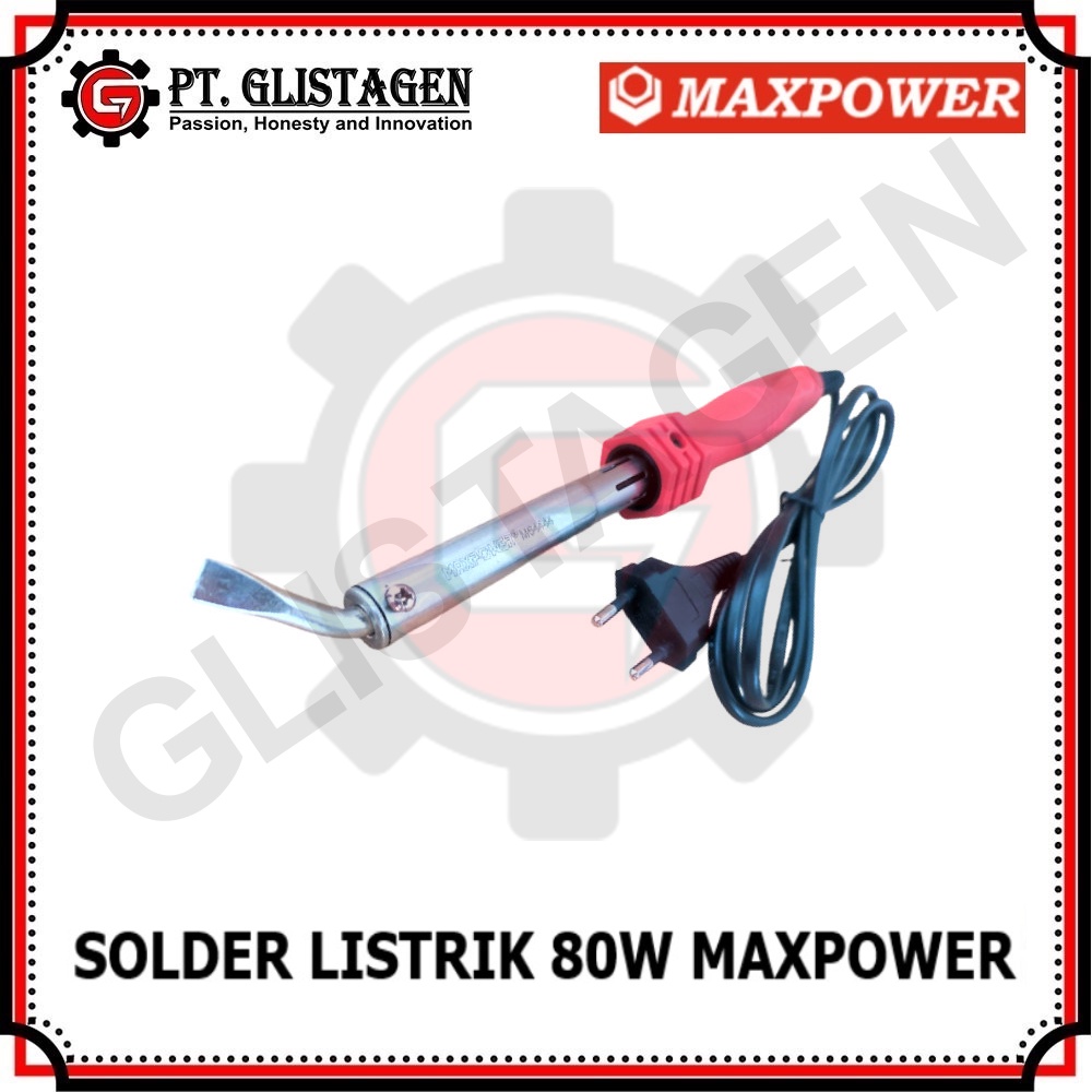 MAXPOWER Solder Listrik 80 Watt Alat Patri Timah Soldering Iron HIGH QUALITY
