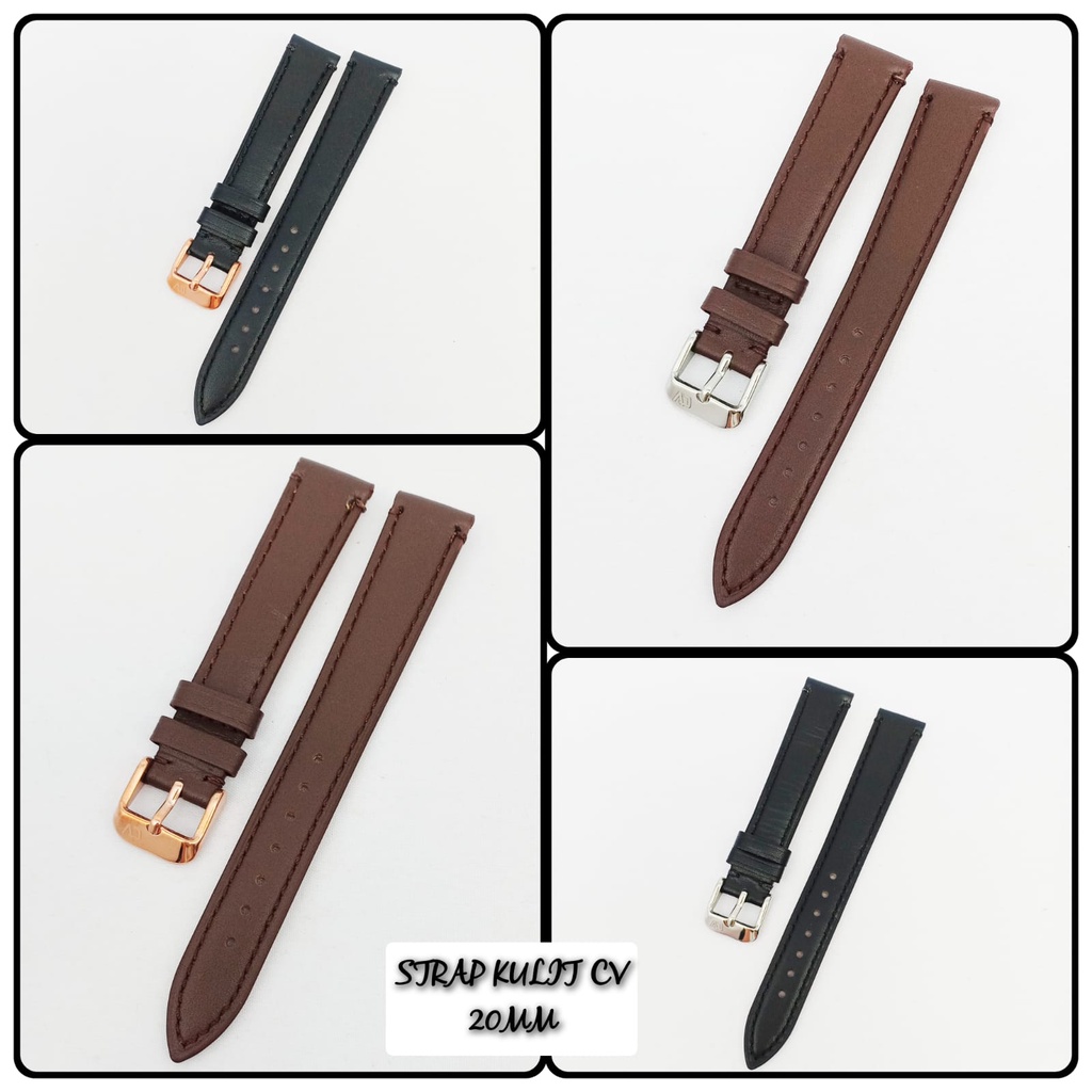 STRAP KULIT CHRIST VERRA 20MM ORIGINAL