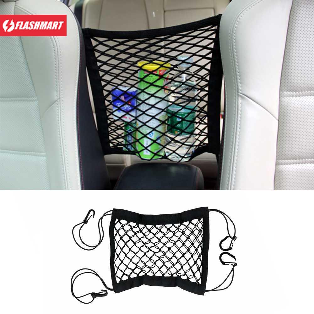 Flashmart Jaring Mesh Penyimpanan Barang Mobil Car Net Organizer - C38419