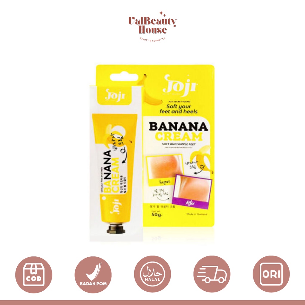 Joji Secret Young - Soft Your Feet & Heels Banana Cream (ORIGINAL)