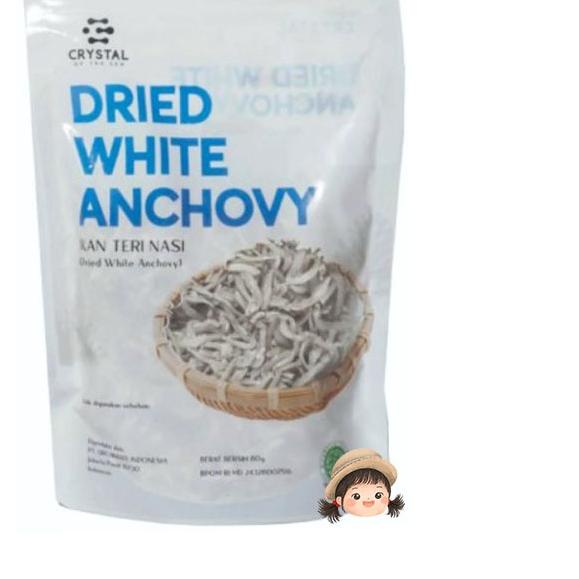 

❀ Crystal of The Sea Dried White Anchovy 80g - Ikan Teri Nasi Kering ✸