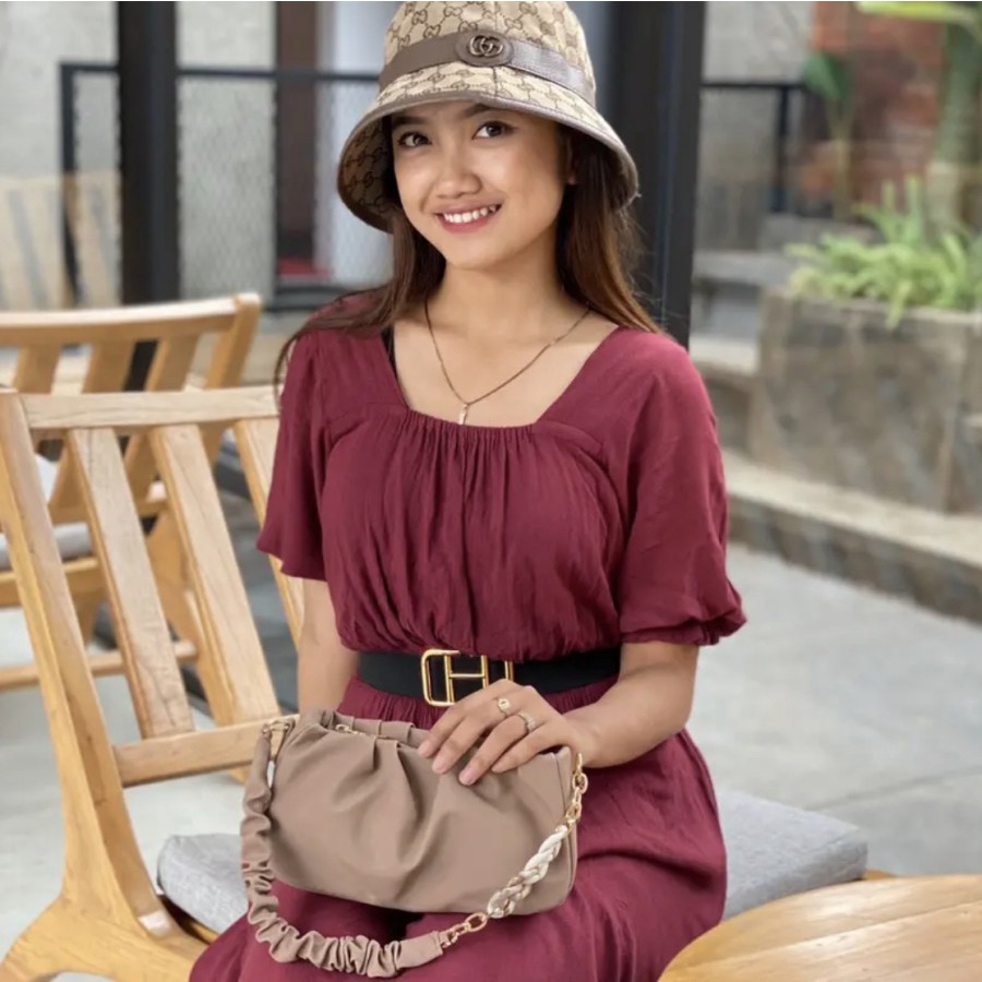 Ailen Tas Slempang Bahu Wanita Shoulder Slingbag Smiley