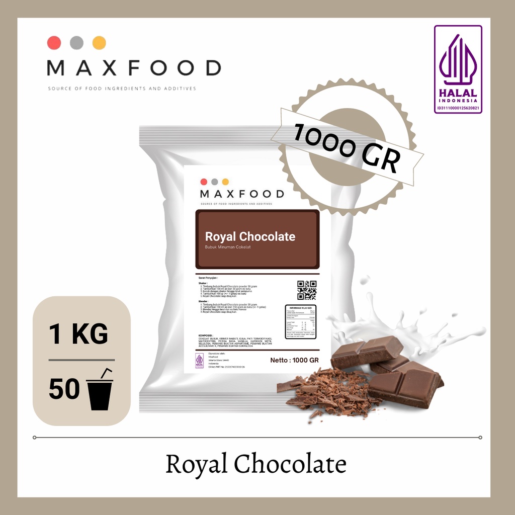 

Royal Chocolate/ Bubuk Minuman Rasa Royal Coklat 1kg