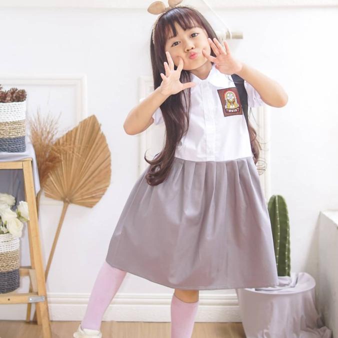 Dress bayi dress Milea Baju seragam anak bayi balita SD SMP SMA
