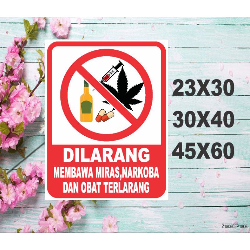 

STIKER DILARANG MEMBAWA YG TIDAK BOLEH