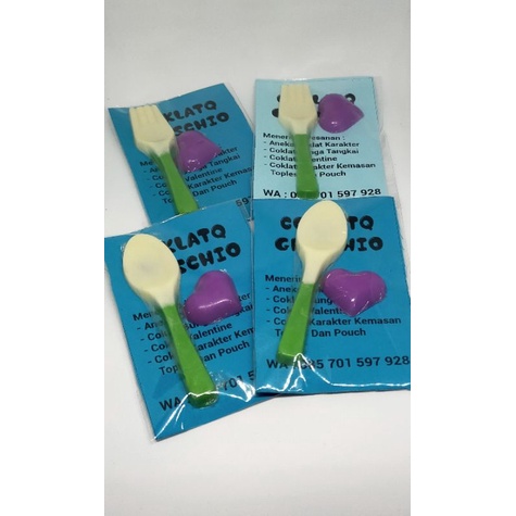 

Coklat Sendok/Garpu(isi 15 bungkus)
