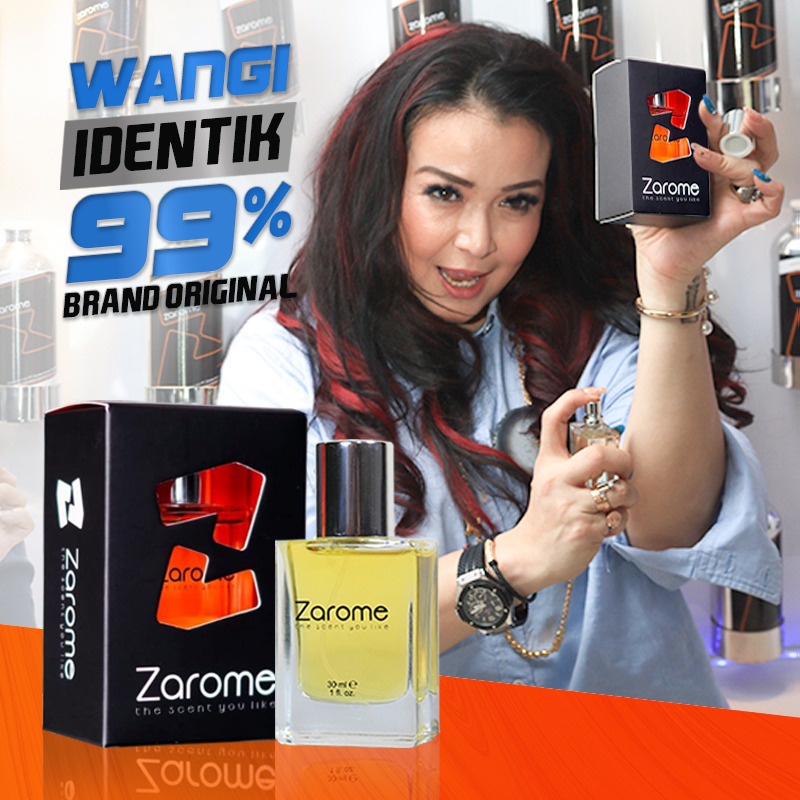 Zarome Parfum Pria dan Wanita Wangi Tahan Lama Isi 30 ml dan 50 ml (Uni Sex)