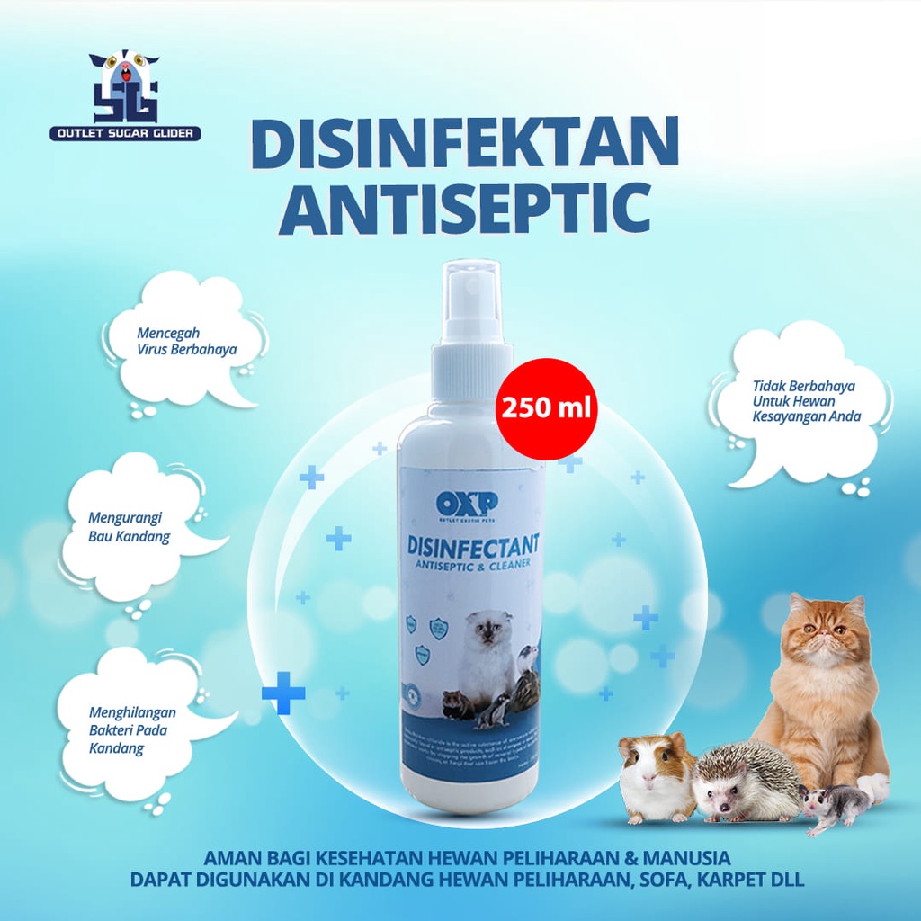 DISINFECTANT / DISINFEKTAN SPRAY PENGHILANG BAU KANDANG HEWAN PELIHARAAN