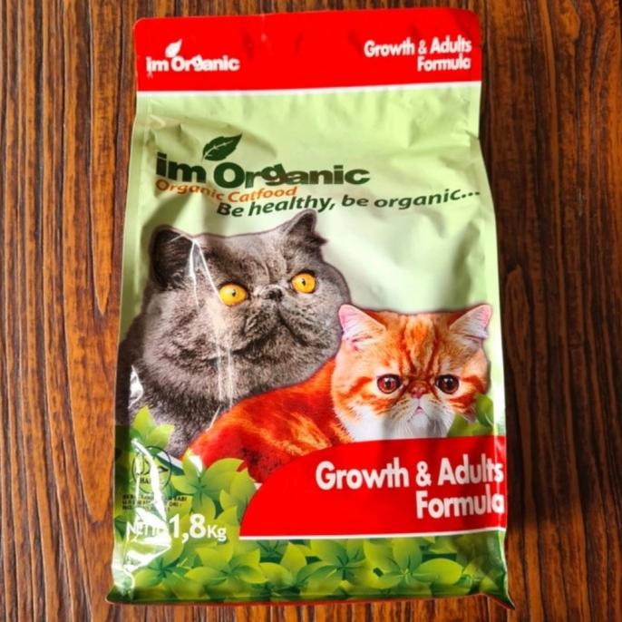 Im Organic Growth & Adult Formula 1,8Kg - Makanan Kucing Im Organic
