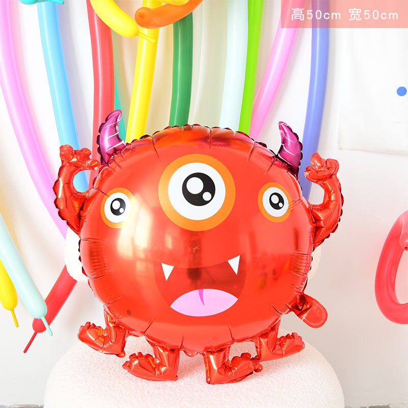 Balon Foil ALIEN MONSTER CUTE Tema Luar Angkasa