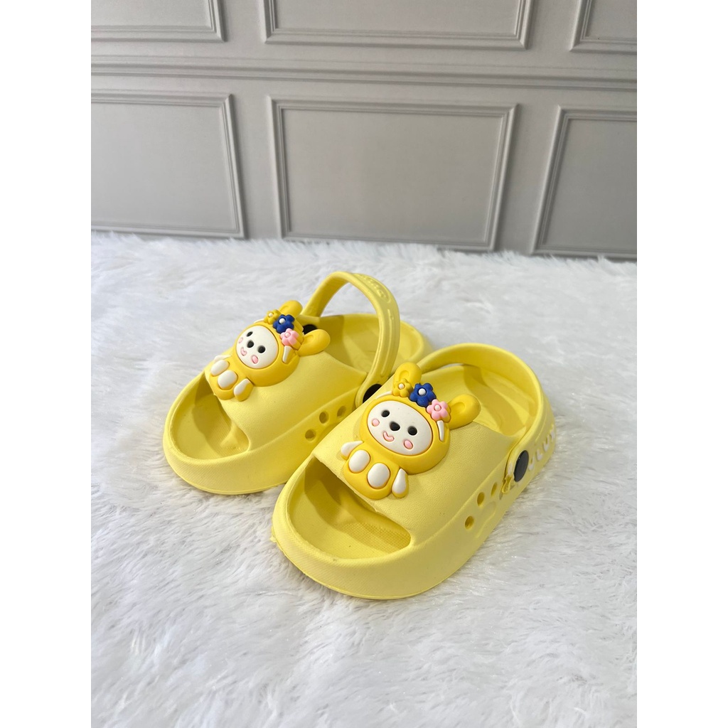 DX-508E-KLC Sandal Anak Perempuan Selop Tali Belakang Karakter Kelinci / Sandal Selop Karet Anak Cewek Merek Dulux Size 20-25