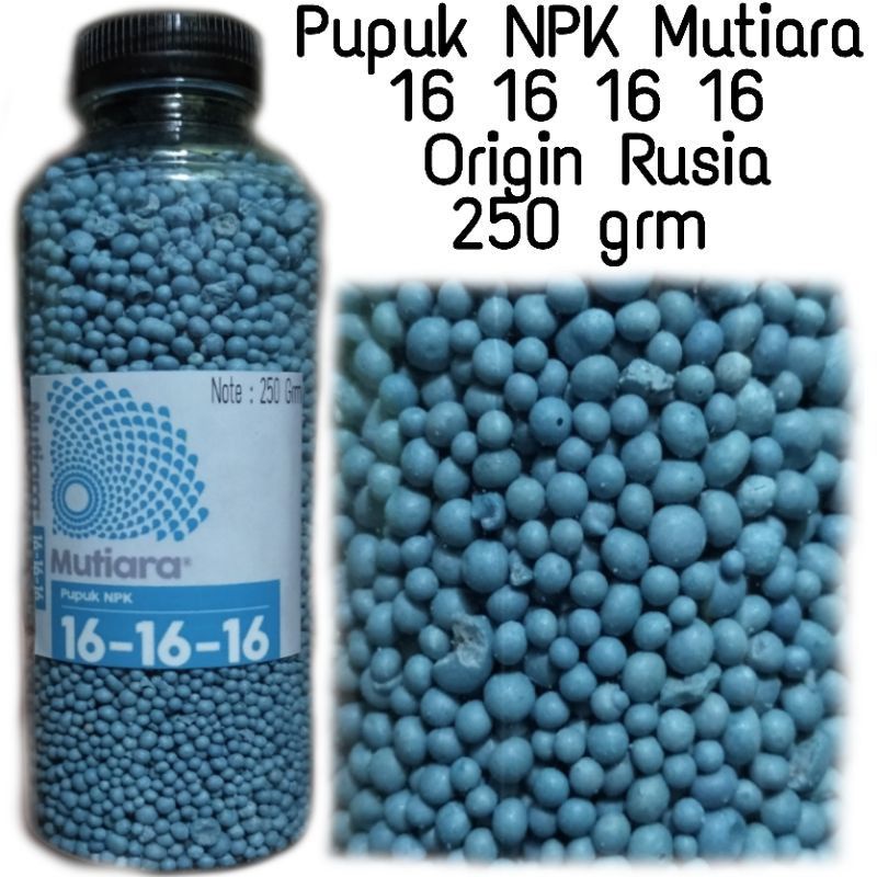 Pupuk NPK Mutiara Kemasan Botol 250gr