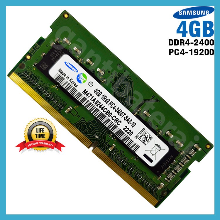 RAM LAPTOP HYNIX / SAMSUNG 4 GB DDR4 PC4-2400T New Garansi Resmi