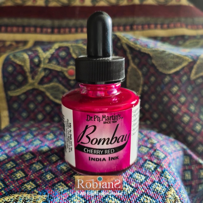 

Tinta Kaligrafi - Tinta Bombay - Cherry Red 17BY Uk. 30 ml