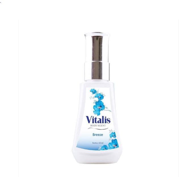 MFI - Vitalis Body Scent Spray Botol Plastik 120 ML | Parfum Tubuh