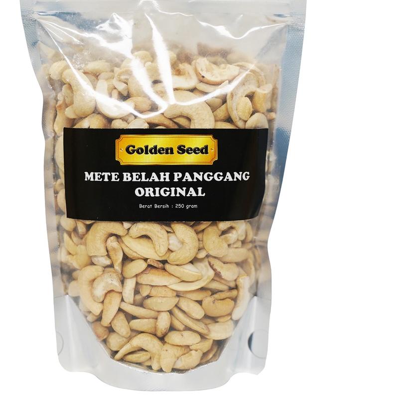 

☊ [BELAH] METE BELAH PANGGANG ORIGINAL 250 GR | MEDE OVEN MENTE ROASTED SPLIT CASHEW 250 GRAM | ORIGINAL ❈