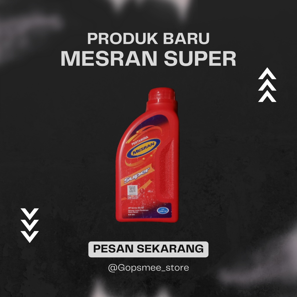 Oli Motor Bebek 4 Tak Mesran Super 800 ml