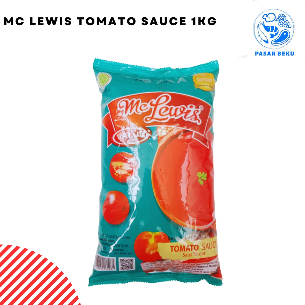 

Mc Lewis Saus Tomat 1kg Pasar beku Padang