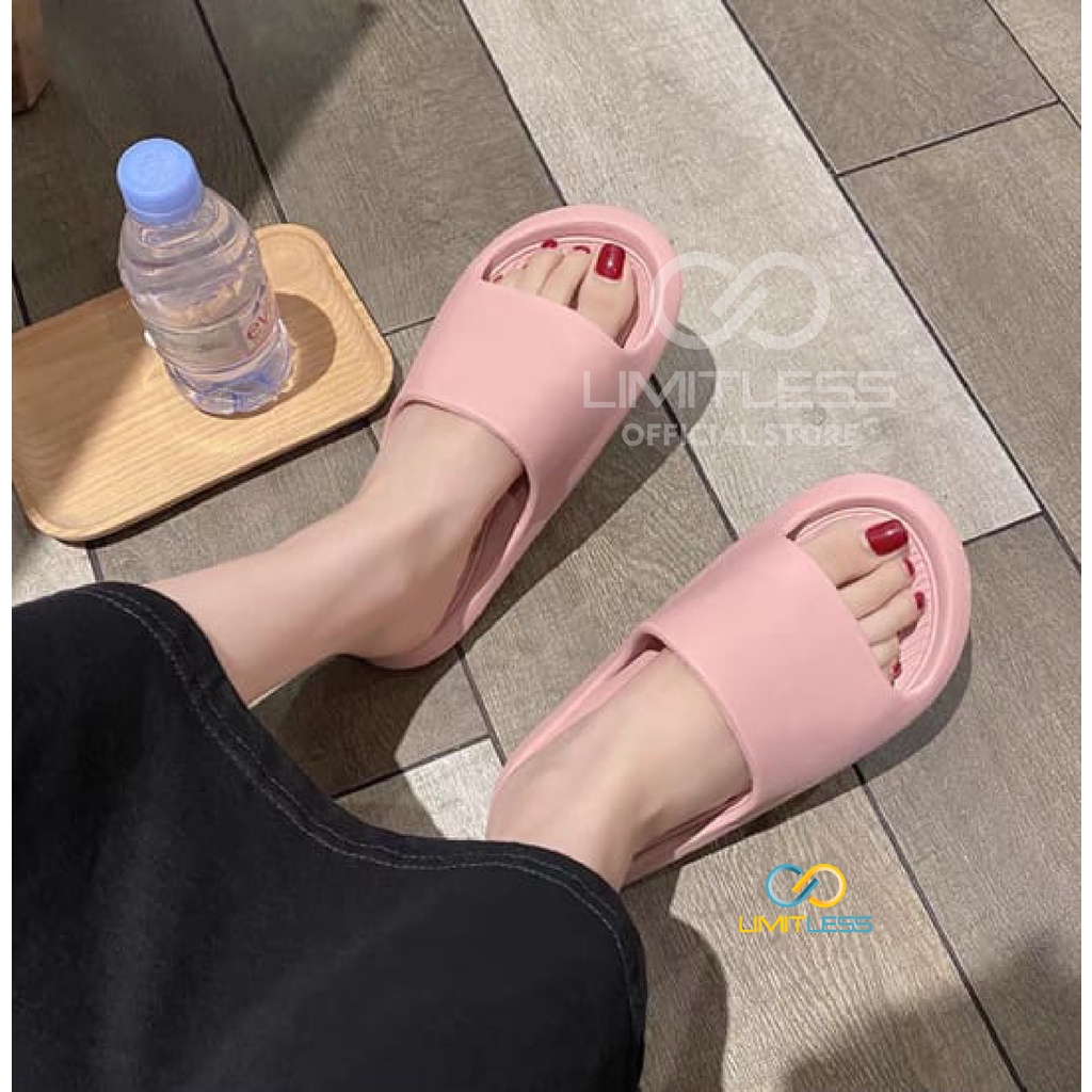 Sandal Wanita Rumah Empuk Sendal Selop Wanita Casual Sendal Cewek Korea Slip On Anti Slip