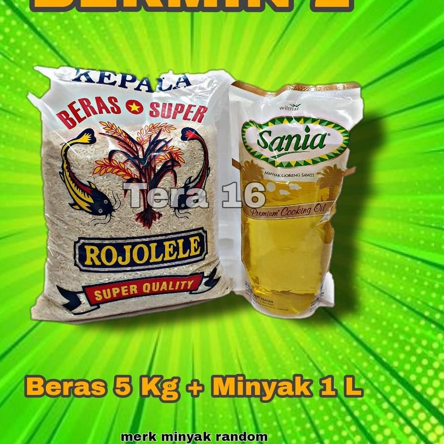 

◘ bermin 2 / sembako /murah /BERAS DAN MINYAK ❃