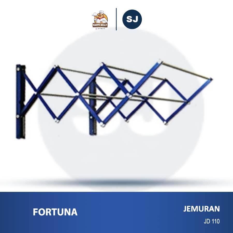 JEMURAN GANTUNGAN DINDING LIPAT BAJU HANDUK SERBAGUNA FORTUNA JD 110