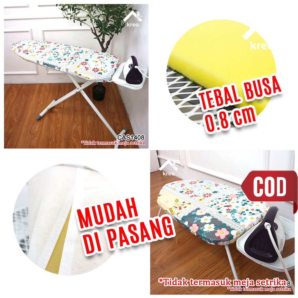 COVER MEJA SETRIKA KECIL DAN BESAR KRISBOW CAS1408 ( TANPA MEJA )