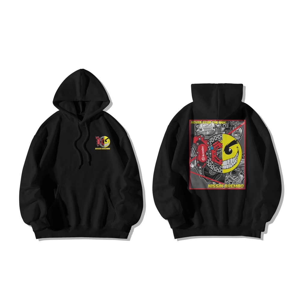 JAKET HOODIE RACING NISSIN BREMBO HEREX BIG SIZE HOODIE HEREX COWOK CEWEK