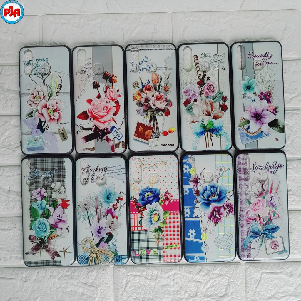 Case Softcase Casing Silikon Motif Flowers Xiaomi Redmi 8 8A 8A Pro 9 Note 8 8 Pro Poco X3