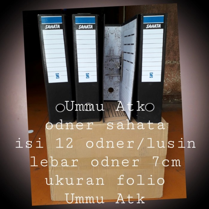 

Terlaris Odner Sahata Ukuran Folio Lebar 7Cm