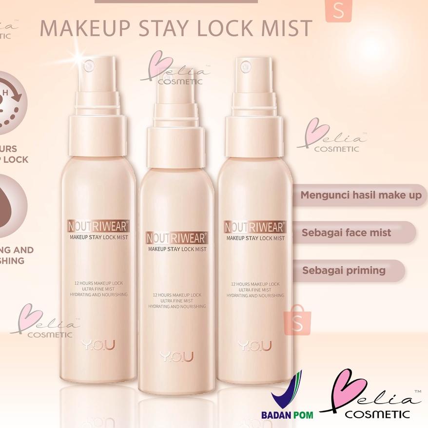 ☏ ❤ BELIA ❤ YOU Noutriwear+ Makeup Stay Lock Mist 55ml | Setting Spray | Face Mist | Finishing Spray