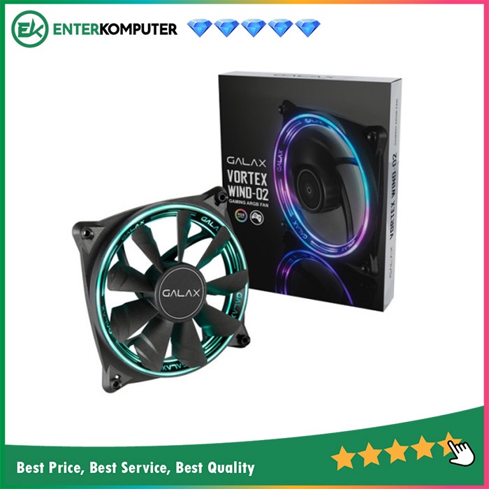 GALAX Vortex Wind-02 (VW-02) ARGB 12CM Fan 1200RPM