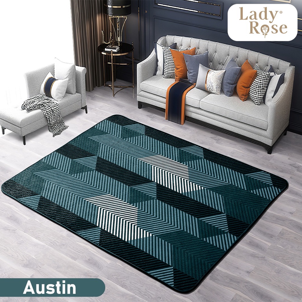 KARPET LADYROSE ANTI SLIP ON 190 X 150 - Terbaru - Terlaris