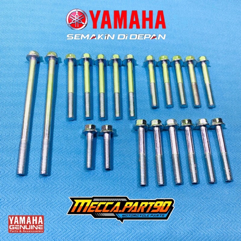 1 set baut blok bak kanan kiri kalter vega rr vega zr blok bak kopling magnet