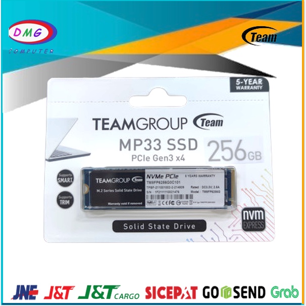 Team MP33 SSD NVMe M.2 / M2 256 GB - NVMe 256GB