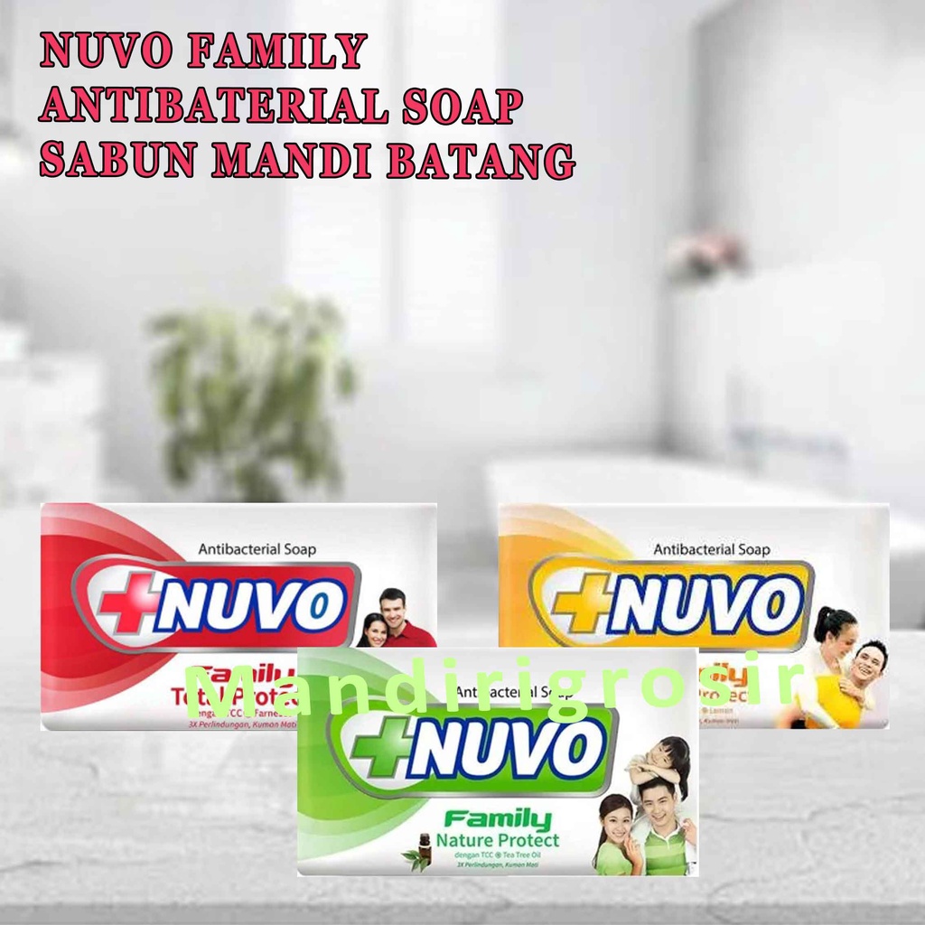 SABUN BATANGAN * NUVO * SABUN BADAN * 72g