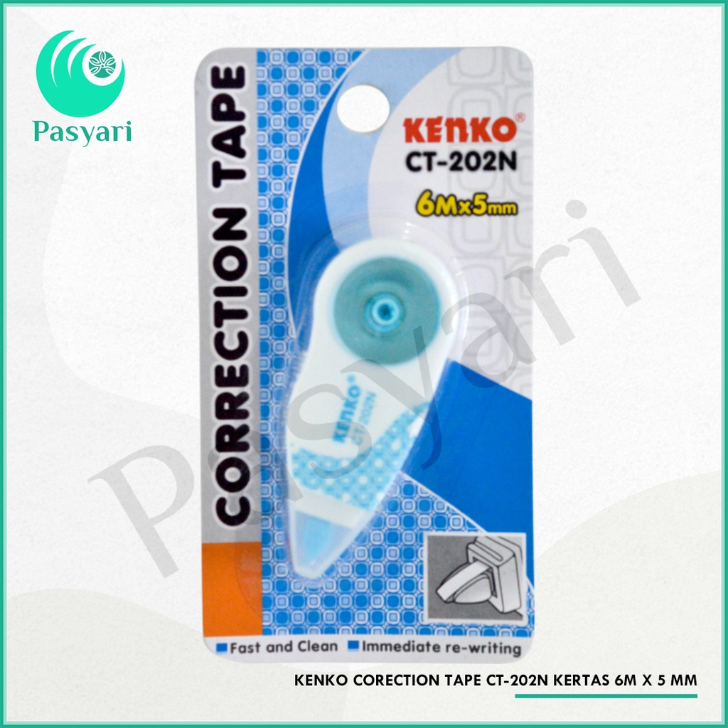 

KENKO CORRECTION TAPE CT-202N/ 6M / PITA KOREKSI / TIPEX KERTAS