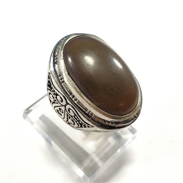 Batu Cincin  NATURAL BATU AKIK HIJAU CINCAU GARUT PGS321