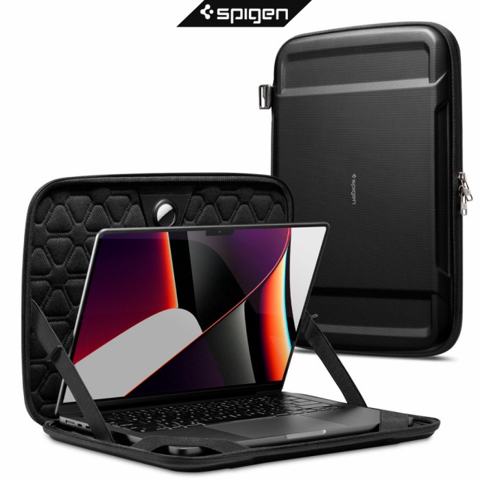 Terlaris Case Macbook Pro 13 Inch M2 2022 Spigen Rugged Armor Sleeve Bag