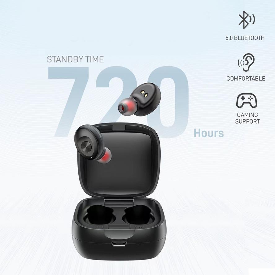 ☑ MOFIT Headset Earphone MO-16 Blueatooth 5.0 True Wireless Stereo TWS Earbuds ♨