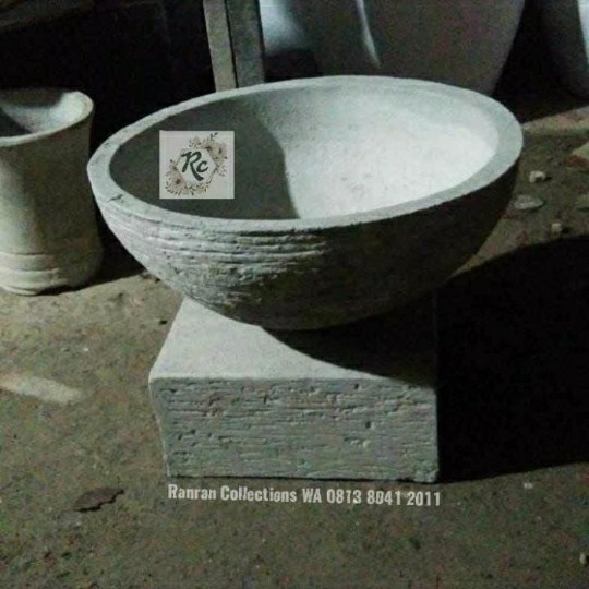 Terlaris Pot Batu Taman Teratai Air Mancur Kolam Ikan Plus Penyangga Kotak 65