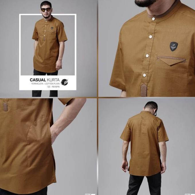 TERBARU SAMASE Kurta Casual R-049P /BAJU KOKO PRIA/BAJU KOKO DEWASA/BAJU KOKO ANAK/BAJU KOKO LENGAN 