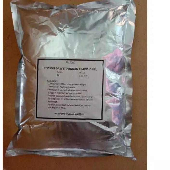 

☪ Tepung Dawet Tradisional Hijau Pandan Mr. Food 1000gr ☉
