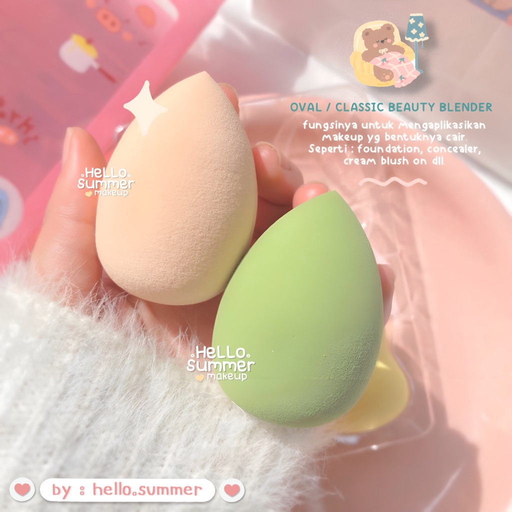 Mila Color Cute Egg Beauty Blender Make Up Sponge Aplikator Set 4pcs with Box